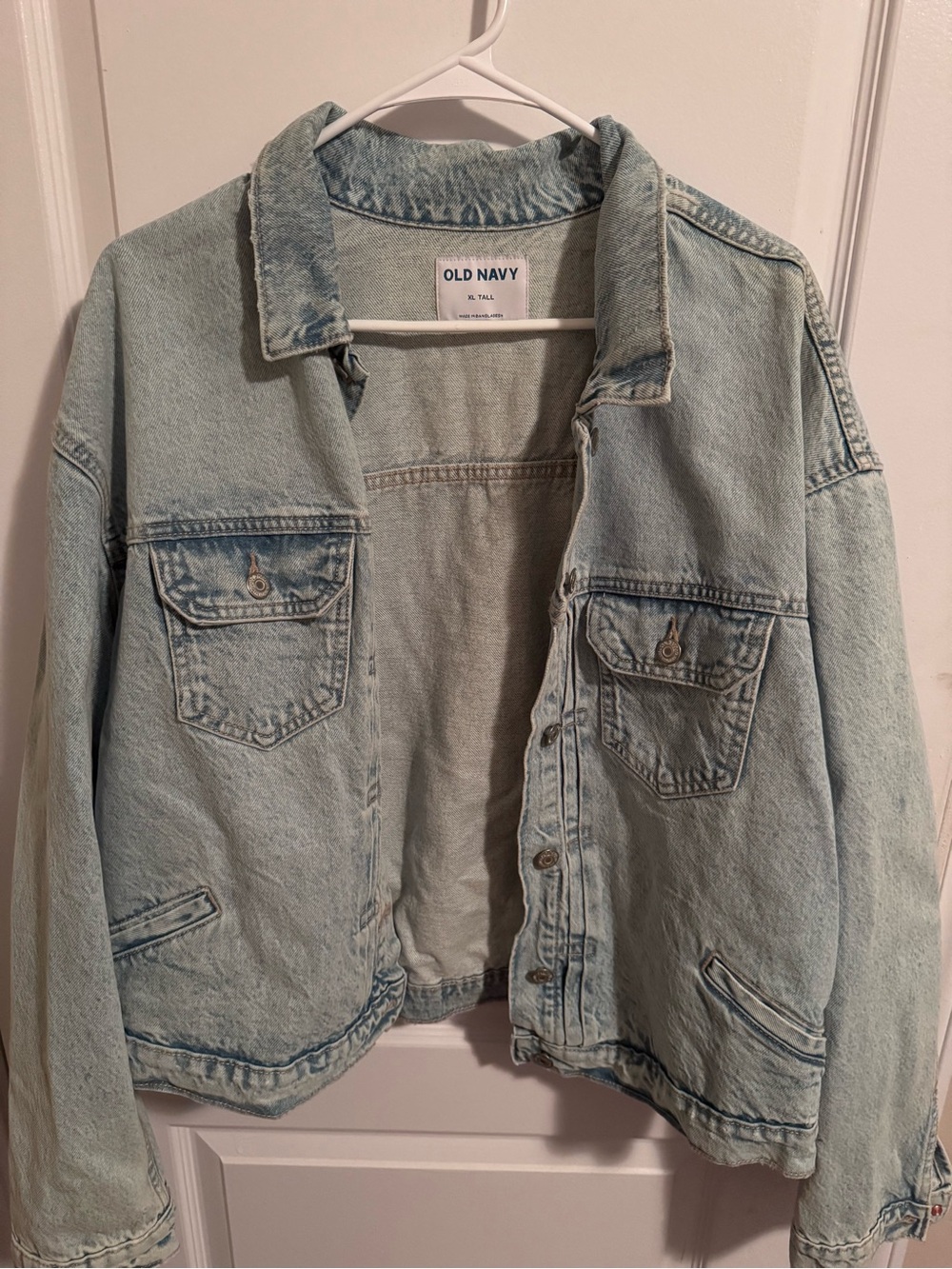 Old Navy Light Wash Denim Jacket - Light Blue (tall)